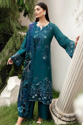 Y-1002 | 3Pc Unstitched Suit Luxury Lawn V-10 Riwayat By Ramsha